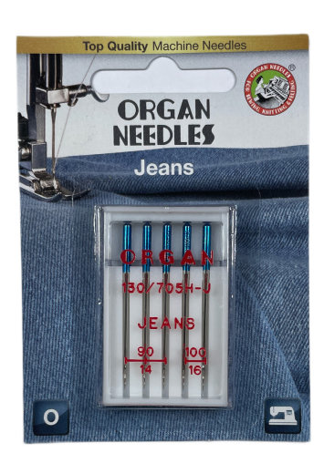 Organ Nähmaschinennadeln Jeans 5er Pack