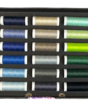 Alternative view of Ackermann Nähgarn Box schwarz mit 36 verschiedenfarbige Garnrollen