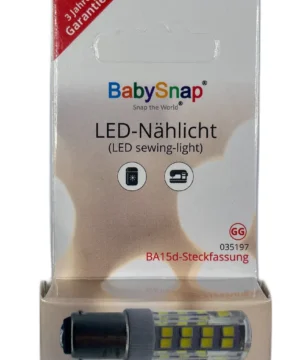 Alternative view of Glühbirne für Nähmaschine LED BA15D mit Steckfassung