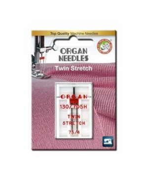 Organ Nähmaschinennadeln Twin Stretch 75/4 1er Pack