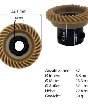 Greifer-Kegel-Zahnrad für Pfaff 200er 3 zahnrad fuer pfaff 200er4