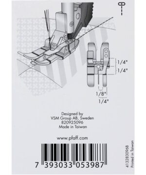 Alternative view of Quilitnahtfuß für Pfaff und Gritzner mit IDT/DFT